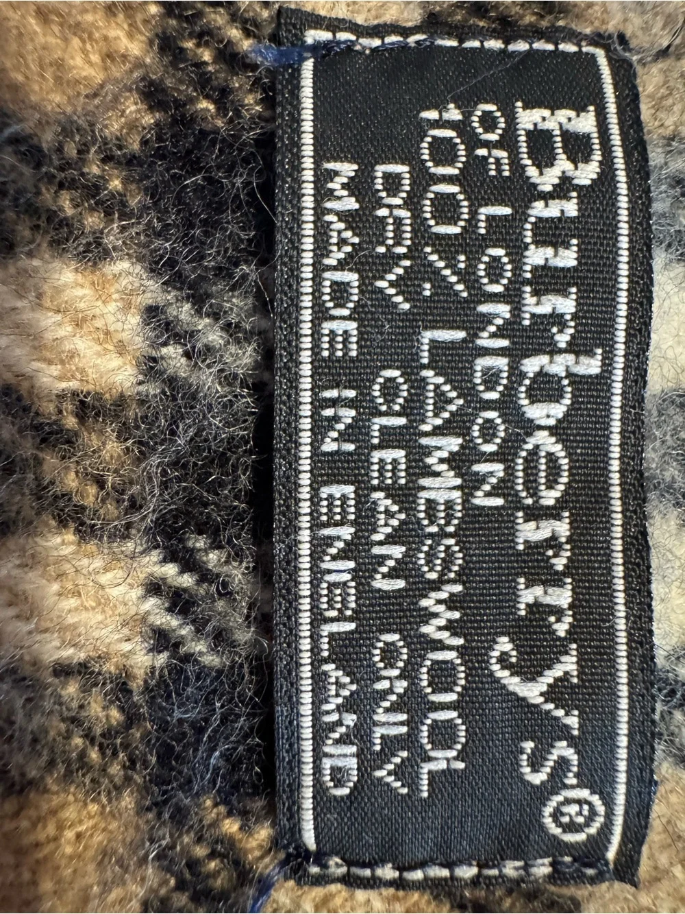 Burberrys of London Vintage 100% Lambswool Classic Tan Nova Check Scarf W/COA - Picture 3 of 10